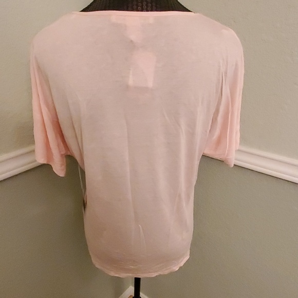NWT FOREVER 21 Contemporary mixed media top - Picture 4 of 5